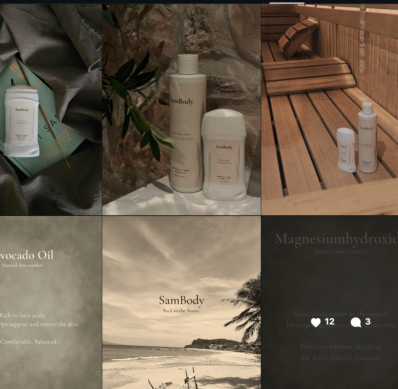 SamBody Natural Body Wash – Sandalwood