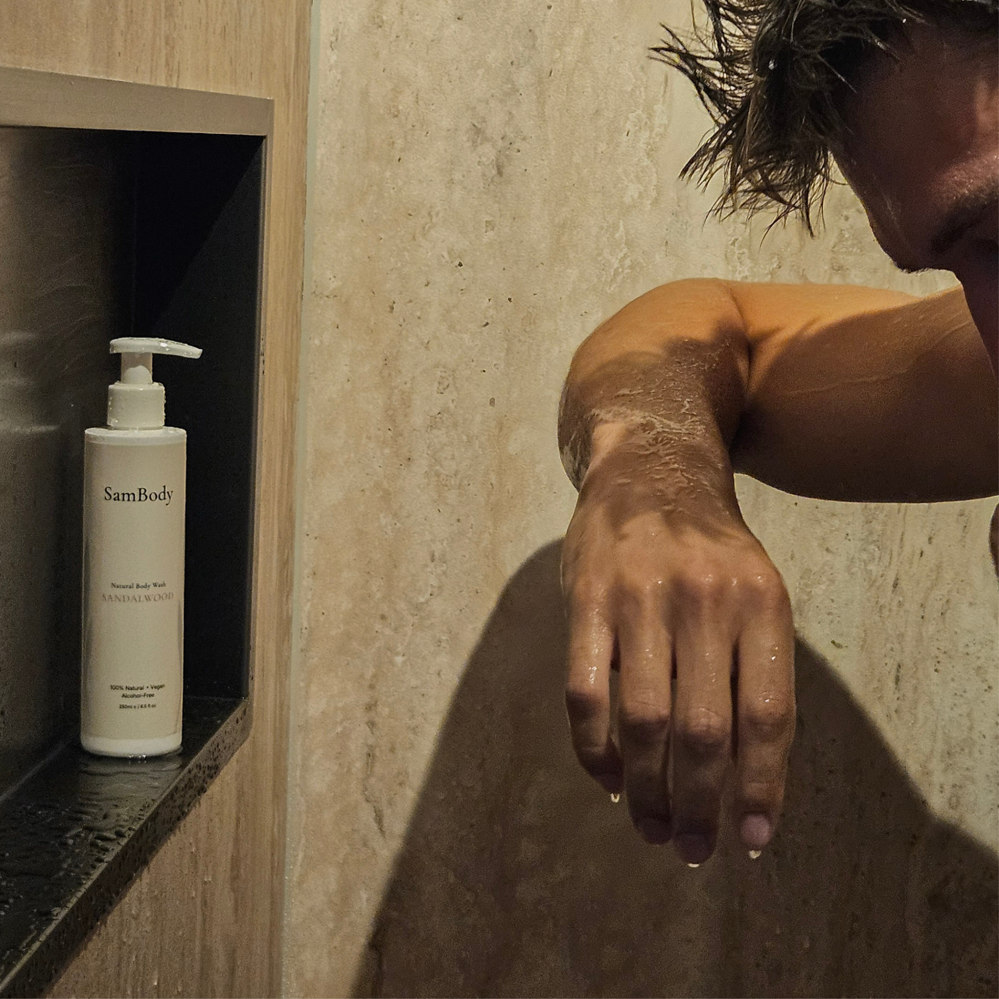 Natural Body Wash – Sandalwood