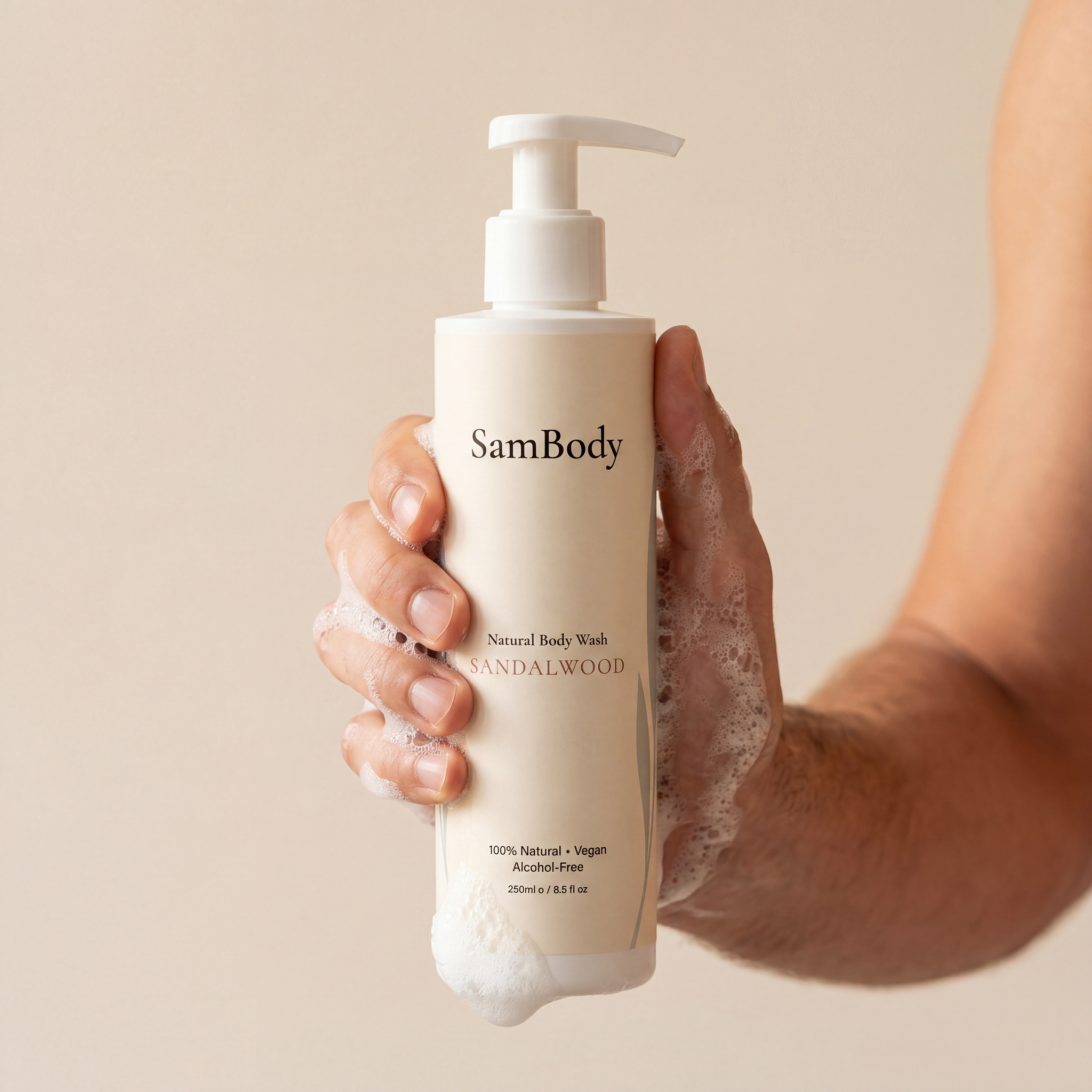 Natural Body Wash – Sandalwood